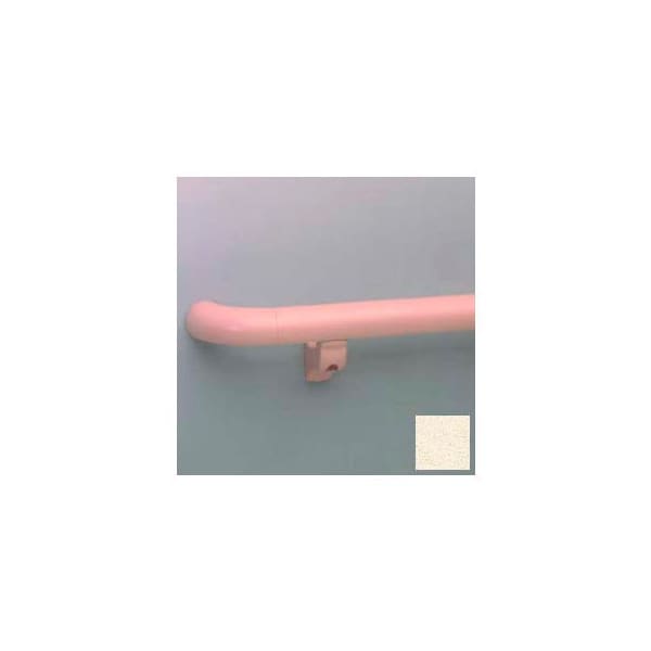 Pawling Round Handrail, 1-1/2" Grip, Aluminum Retainer, 12' Long, Porcelain BR-1200-12-555 - main